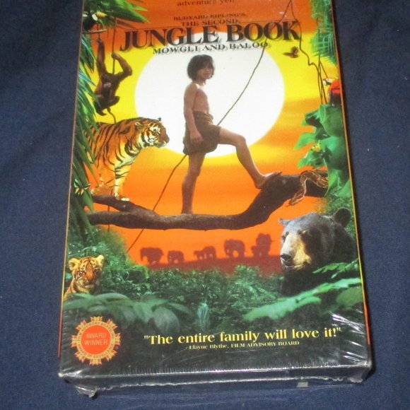 Rudyard Kipling's The Second Jungle Book: Mowgli & Baloo (VHS, unopened / new) - Picture 1 of 2